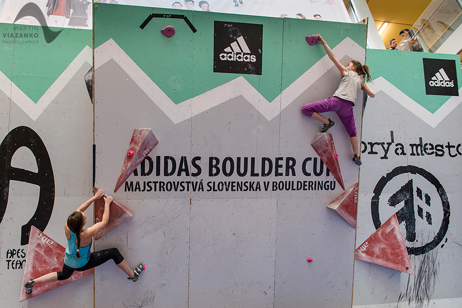aupark, adidas boulder cup, bouldering, climb, lezenie, súťaž, pretek, majstrovstvá slovenska v boulderingu, hory a mesto