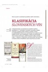 Klasifikácia slovenských vín