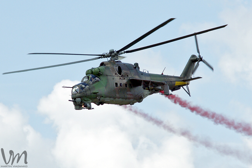 Mil Mi-24V, helicopter, vrtuľník, slovak air force, SAF