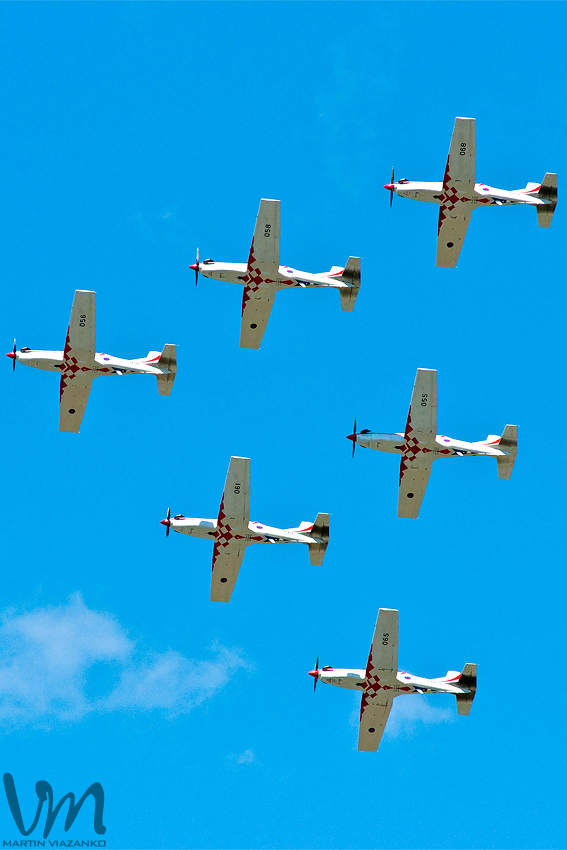 Pilatus PC-9, Croatian Air Force aerobatic team Krila Oluje