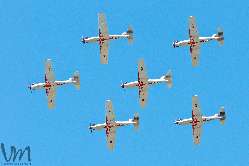 Pilatus PC-9, Croatian Air Force aerobatic team Krila Oluje