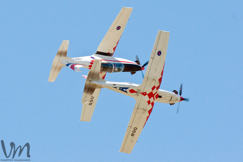 Pilatus PC-9, Croatian Air Force aerobatic team Krila Oluje