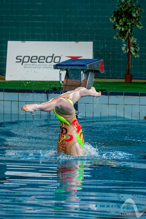 synchronizovane plavanie, akvabely, iuventa bratislava, slavia stu, Majstrovstvá Slovenskej republiky Open 2014 mladších žiačok B a C, starších žiačok a senioriek, v synchronizovanom plavani