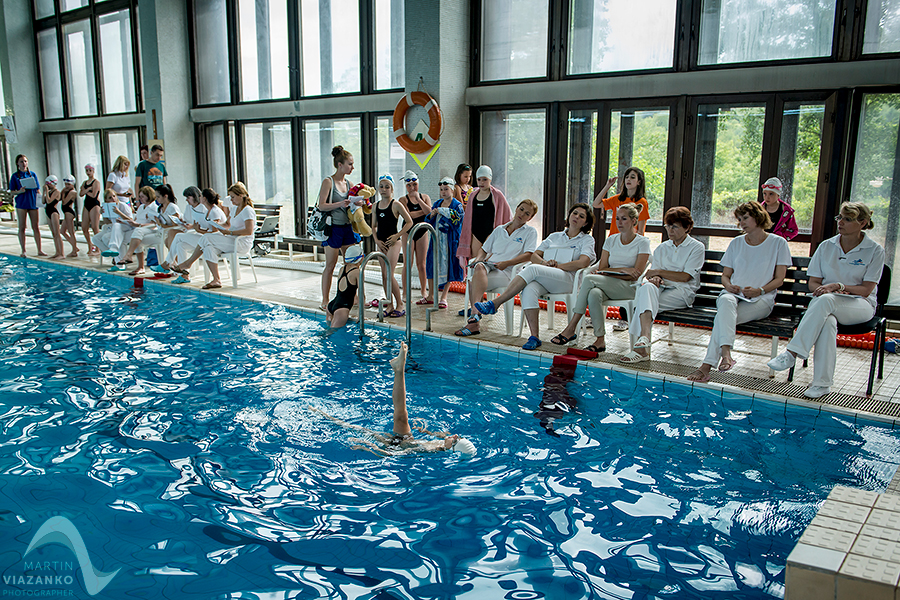 synchronizovane plavanie, akvabely, iuventa bratislava, slavia stu, Majstrovstvá Slovenskej republiky Open 2014 mladších žiačok B a C, starších žiačok a senioriek, v synchronizovanom plavani