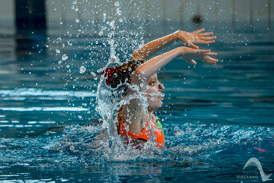 synchronizovane plavanie, akvabely, iuventa bratislava, slavia stu, Majstrovstvá Slovenskej republiky Open 2014 mladších žiačok B a C, starších žiačok a senioriek, v synchronizovanom plavani