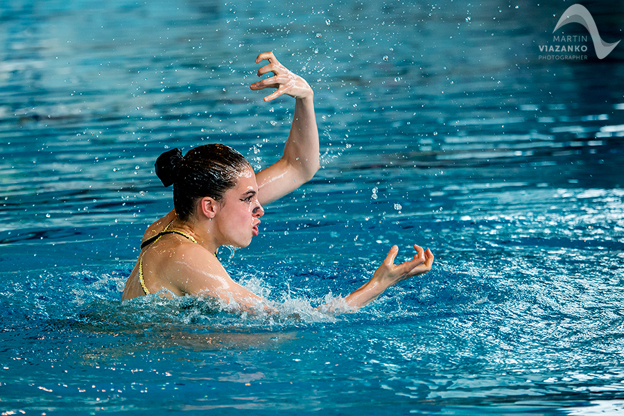 synchronizovane plavanie, akvabely, iuventa bratislava, slavia stu, Majstrovstvá Slovenskej republiky Open 2014 mladších žiačok B a C, starších žiačok a senioriek, v synchronizovanom plavani