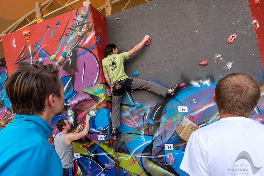 banane boulder king, kezmarok, kežmarok, climb, boulder, bouldering, competition