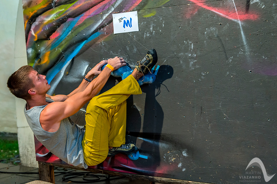 banane boulder king, kezmarok, kežmarok, climb, boulder, bouldering, competition