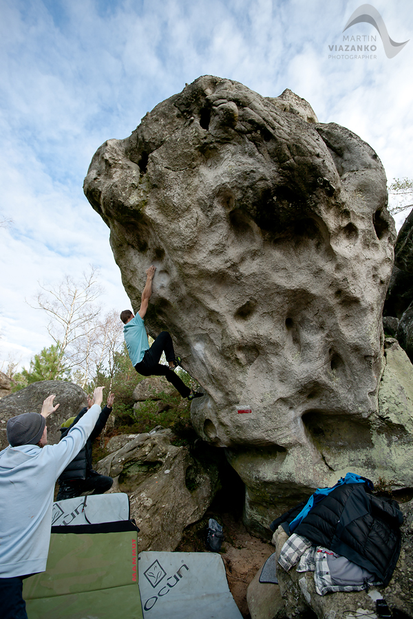 boulder, bouldering, fontainebleau, tomas, greksak, tomaso, francuzsko, sport