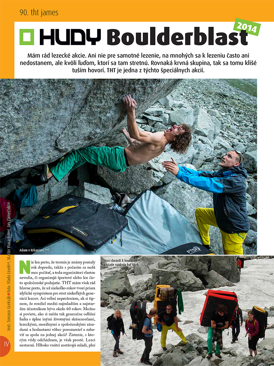 časopis, casopis, horolezec, climb, climbin, hudy, boulderblast