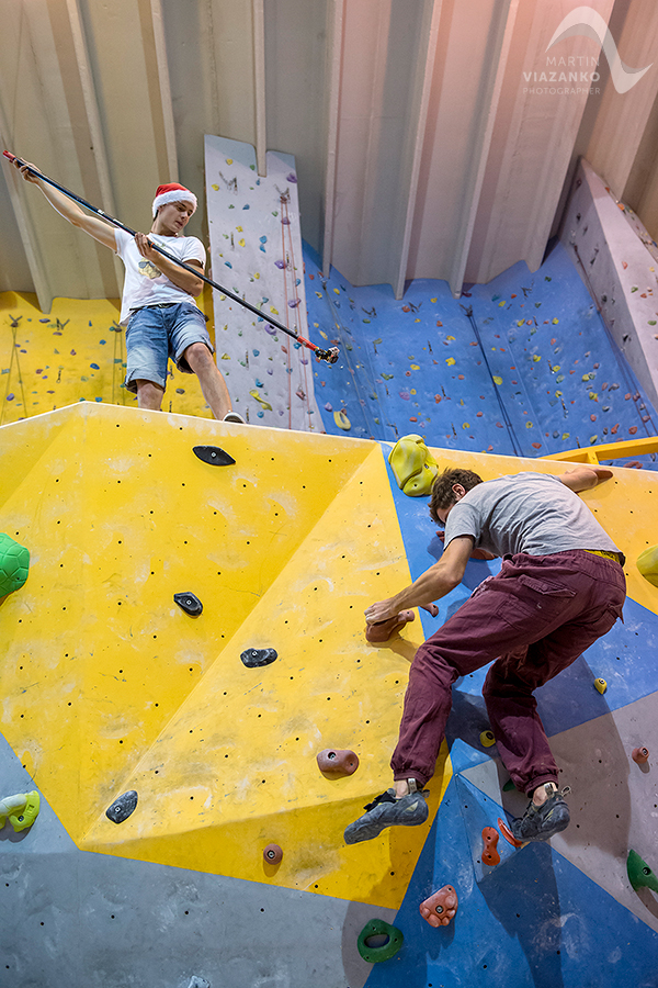lezecka stena K2, preteky, boulder, lezenie, mikuláš, mikulas, polezenicko, mikulasske